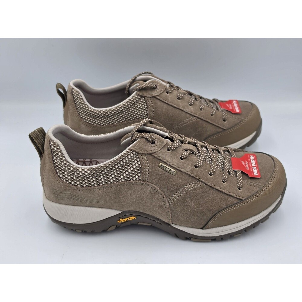 Dansko Paisley Walnut Suede Waterproof Walking Shoes Vibram Sole Womens EU 38